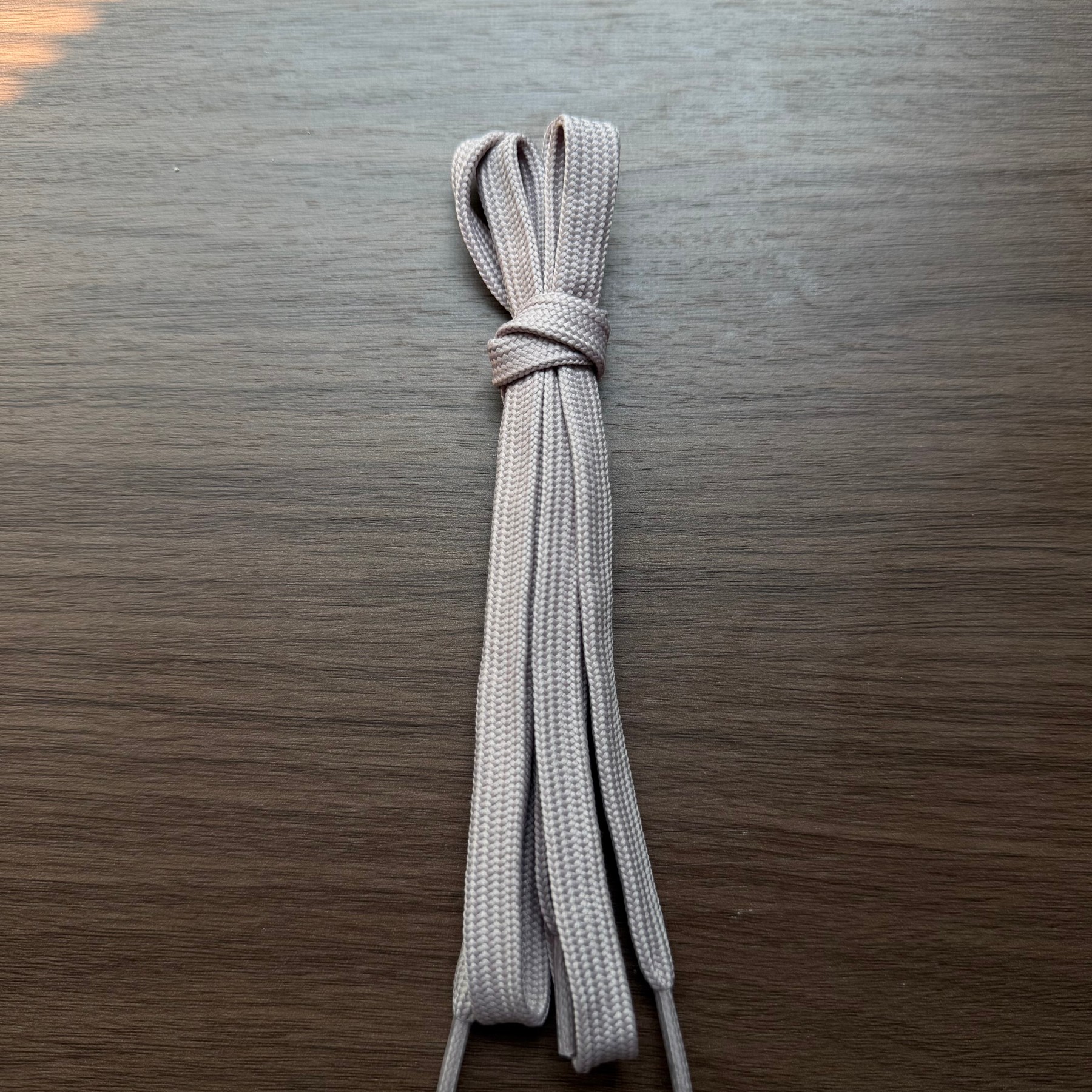 Flat Solid-Color Nylon Ribbon Shoelaces photo 6