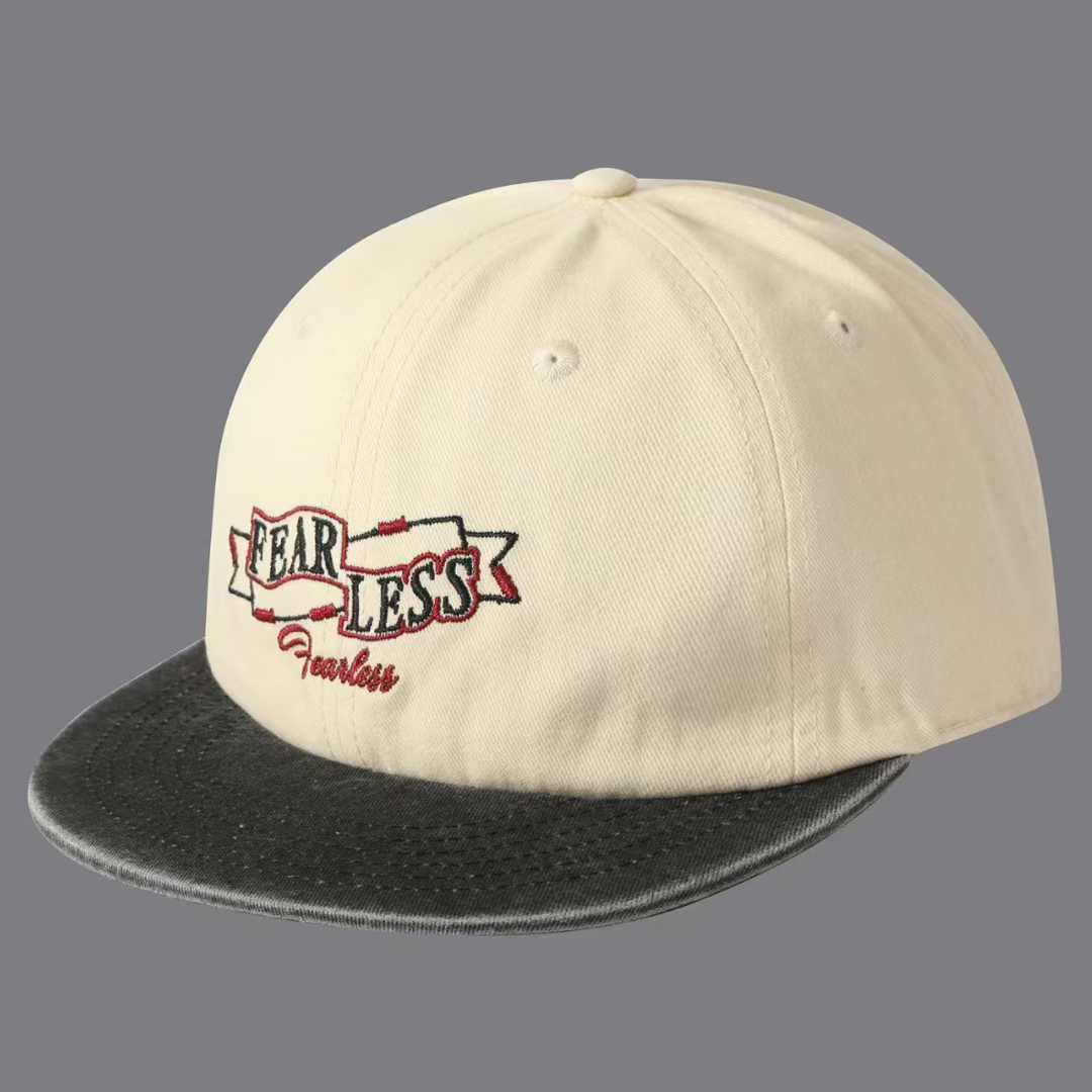 Street Casual Vintage Distressed Multi-color Brimmed Embroidered Letter Flat-brim Baseball Cap For Men And Women, Suitable For Commuting And Daily Outings. photo 5