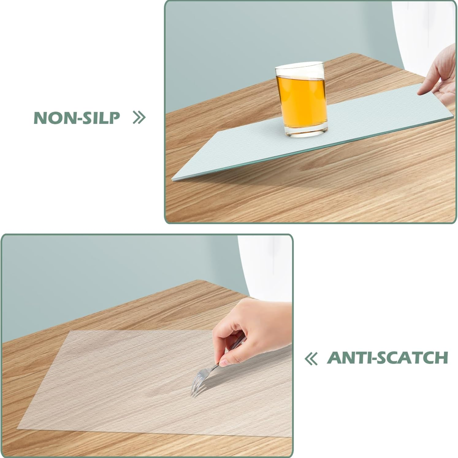 Shelf Liners Non-Adhesive Drawer Liner Waterproof Oil-Proof EVA Cabinet Fridge Liner Clear 12 X 120 Inch photo 5