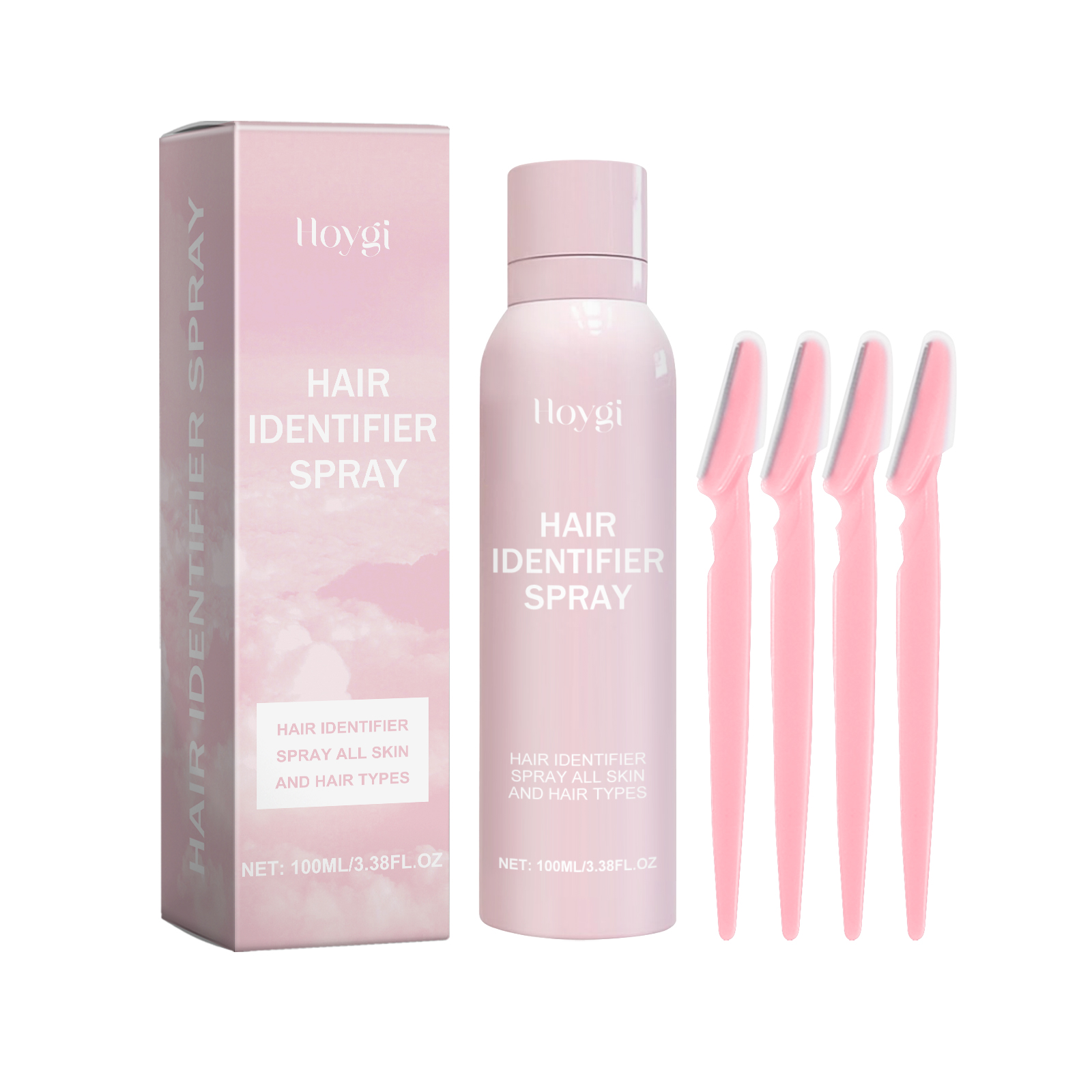 Facial Hair Recognition Spray 1 00ml Bottle-4 Scraper 1Box photo 7