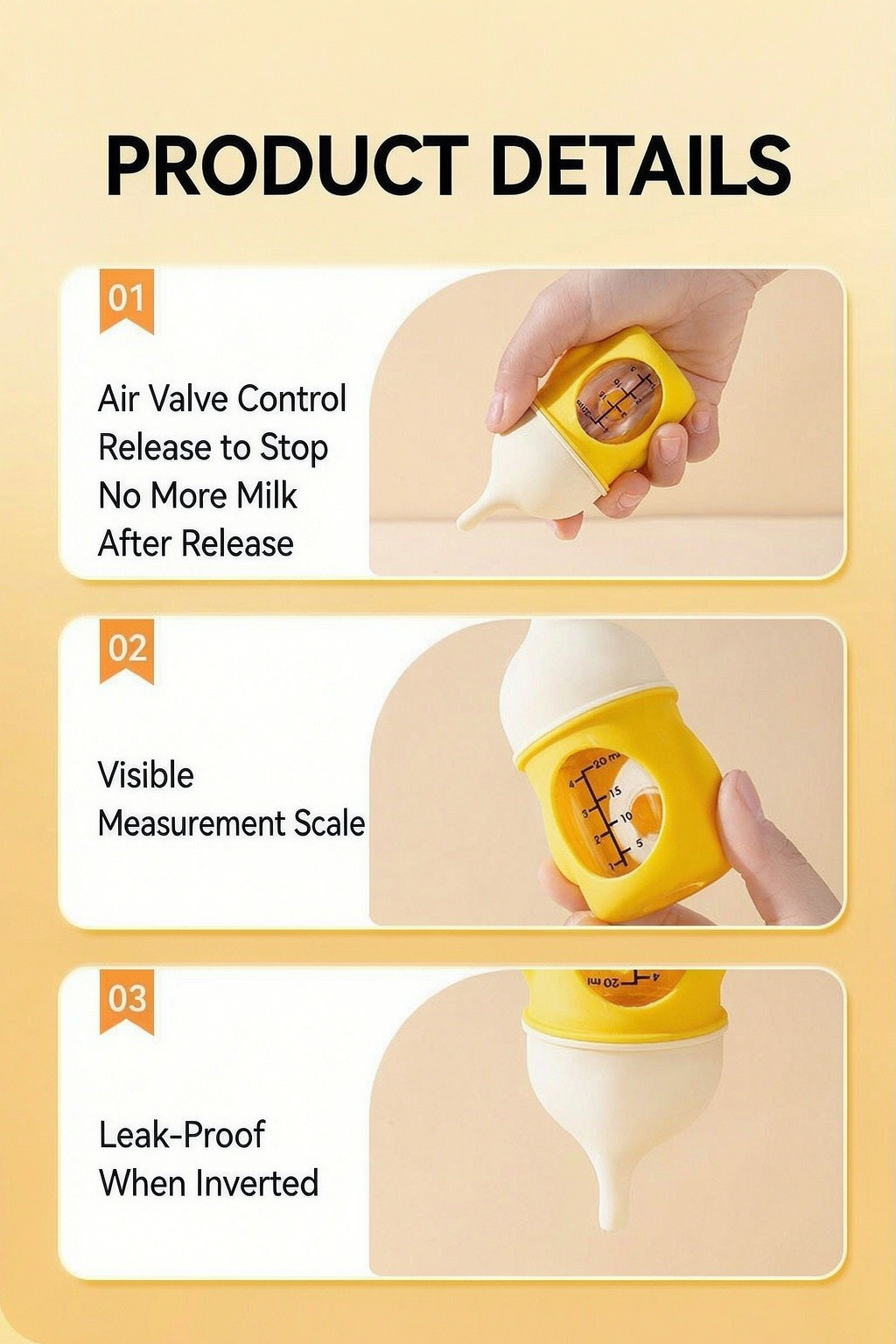 20ML 80ml Bionic Anti-Choke Pet Nursing Bottle For Newborn Puppies & Kittens, Silicone Nipple With Visible Scale, Leak-Proof Feeder photo 4