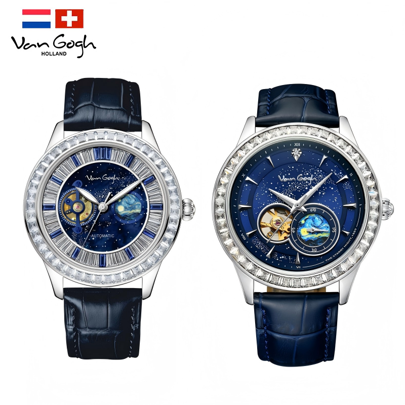 VanGogh Men's Geneva Series Art Automatic Mechanical Watch photo 1