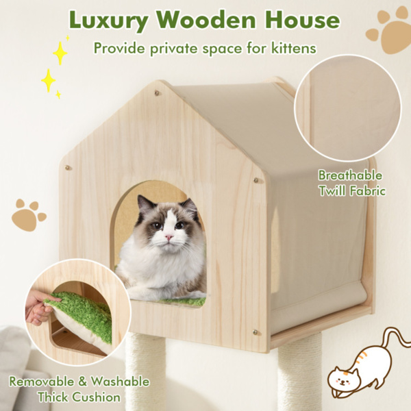 5 Story Cat Tree, Cat Villa photo 4
