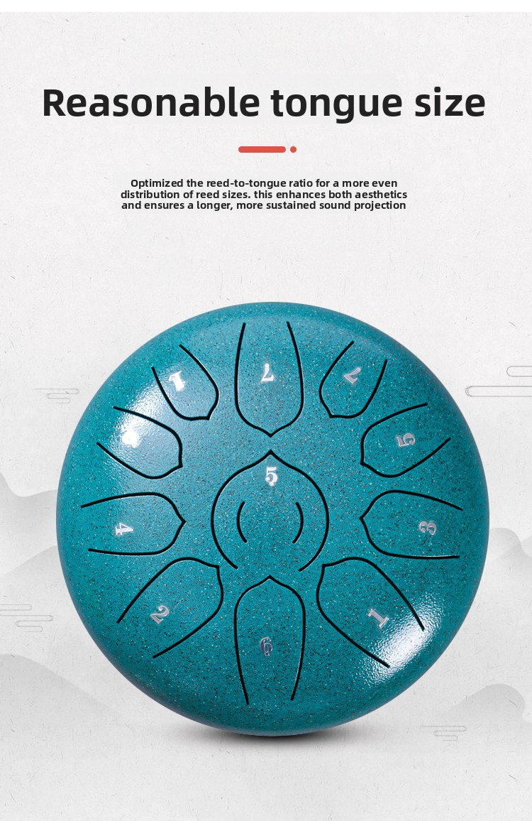 Lotus Ethereal Steel Tongue Drum photo 3