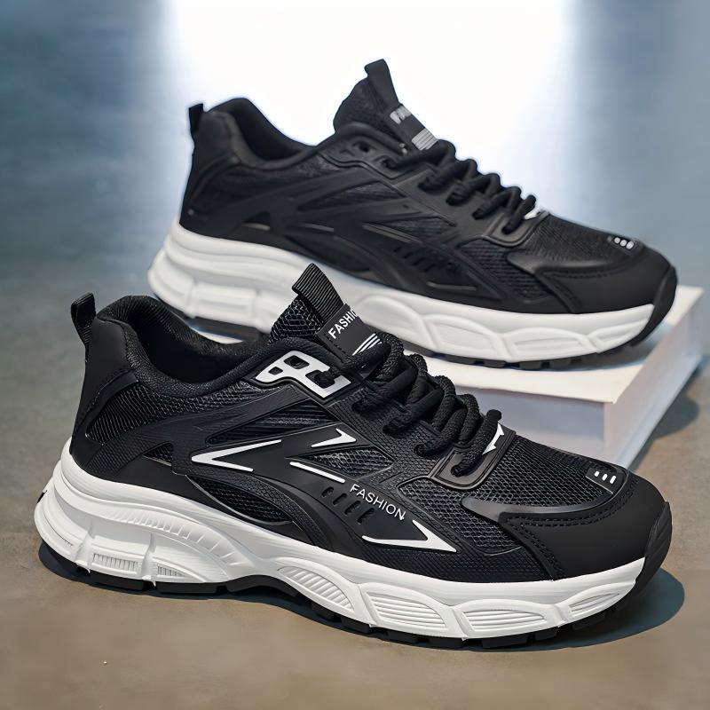 New Men's Light Hollow Breathable Non-slip Dad Sneakers, Versatile Casual Shoes For Students photo 5