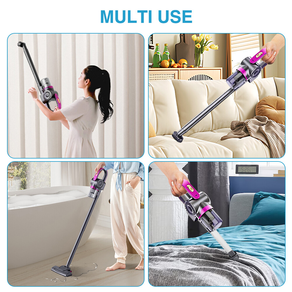 Handheld Vacuum Cleaner 3 In 1 Stick Handstick Vac Bagless Cordless Lightweight photo 3