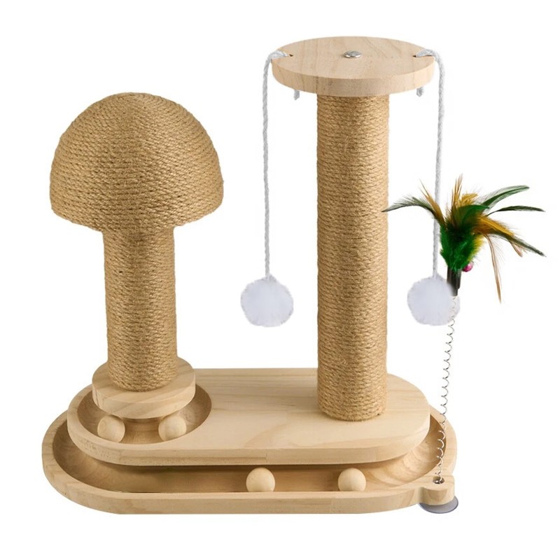 Large Cat Tree Scratching Post Pet Climbing Tower Post Kitten Activity Centre photo 5