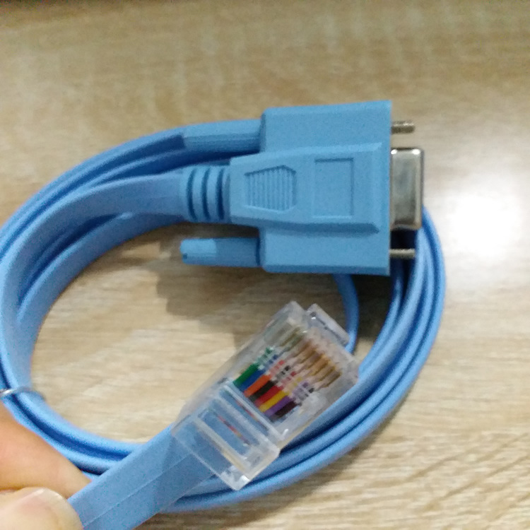 Network Cable Crystal Head To COM Nine-pin Router Configuration Line photo 6