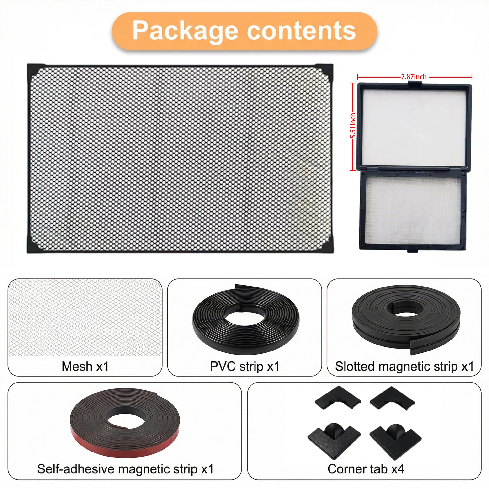 Magnetic Aquarium Lid Fish Tank Top Cover Hood Anti-Jumping Mesh Net For Fishs Tank Top Cover To Protect Fishes Jumping Out Of For Up To 40 Gallon Fish Tank photo 8
