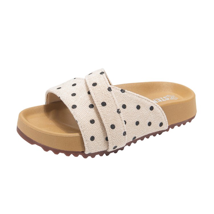 Girls' Polka Dot Flip Flops Summer New Design Children's Sandals Baby Girls' Slippers photo 1