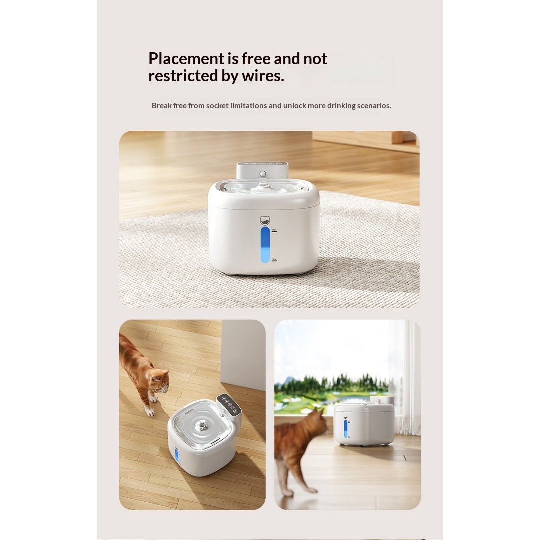 Smart Wireless Circulating Filtered Pet Water Fountain photo 4