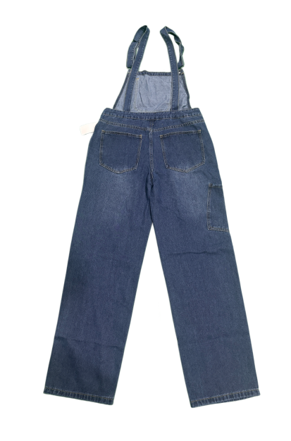 Mens Blue Jean Overalls Relaxed Fit Denim Bib Dungarees Casual Vintage Workwear US Warehouse Stock photo 7