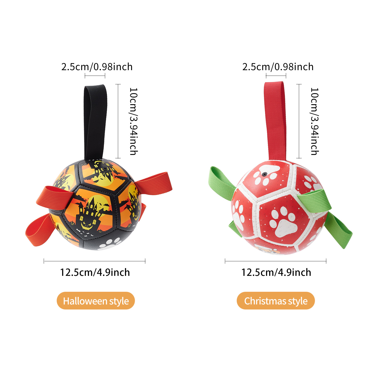 Dog Toy Ball For Christmas And Halloween, Training Soccer Ball, Pet Toy, Interactive Pull Rope Toy, Pet Supplies photo 5