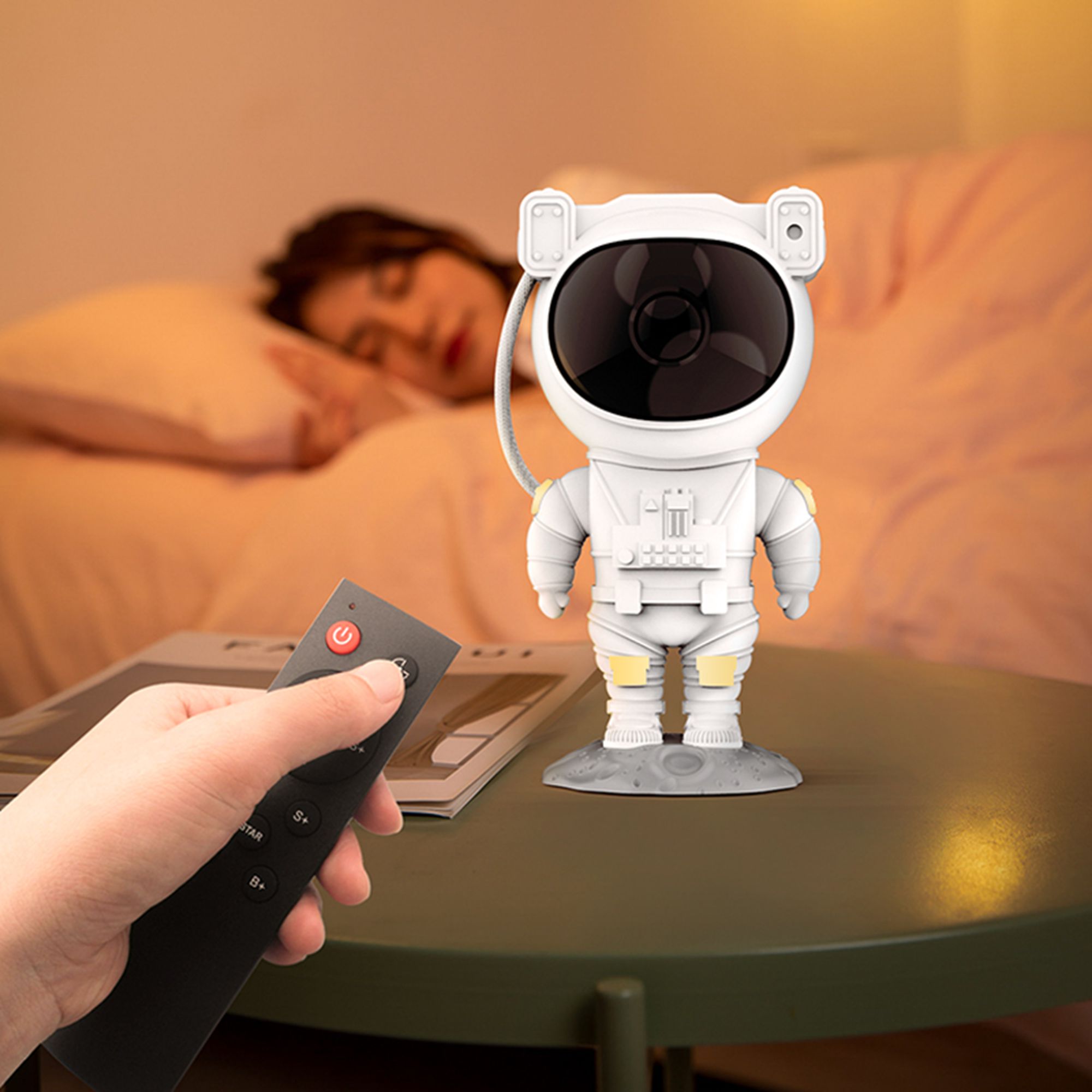 Source Factory Cross-border Astronaut Starry Sky Projection Light Indoor Atmosphere Light Ornament Starry Sky Light Multinational Patent Certification Is Complete photo 3