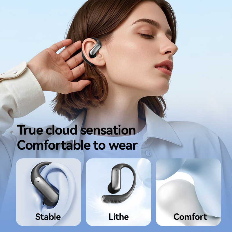 Cross Border Explosion M127 Long Range Hanging Earphone Private Model High Color Value Low Latency Wireless Bluetooth Headphones Wholesale photo 5