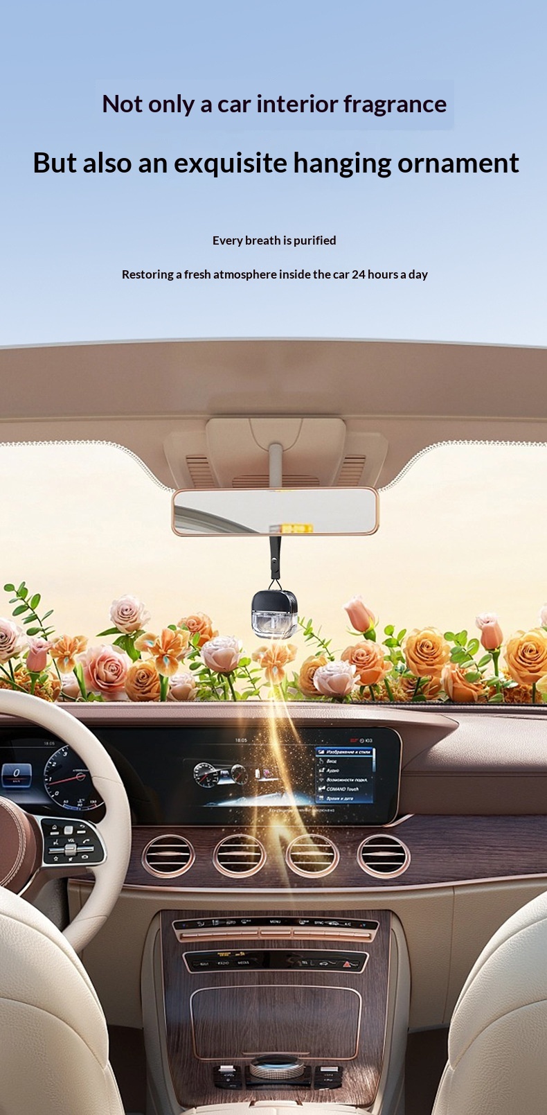 Small Sheepskin Vehicle With Aroma Diffuser Accessory photo 3
