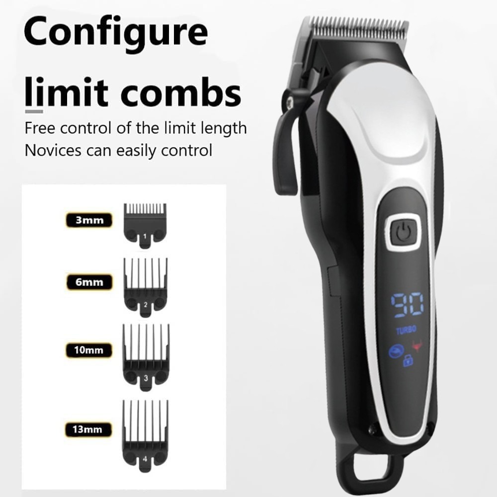 Dog Clippers Low Noise Cordless Pet Shaver Grooming Clipper Thick Hair Trimmer photo 3