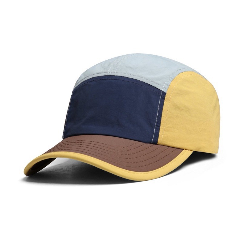 Japanese-style Vintage Quick-drying Multi-color Reflective Baseball Cap With Five-piece Workwear Design For Outdoor Climbing, Water Resistance And Sun Protection photo 7