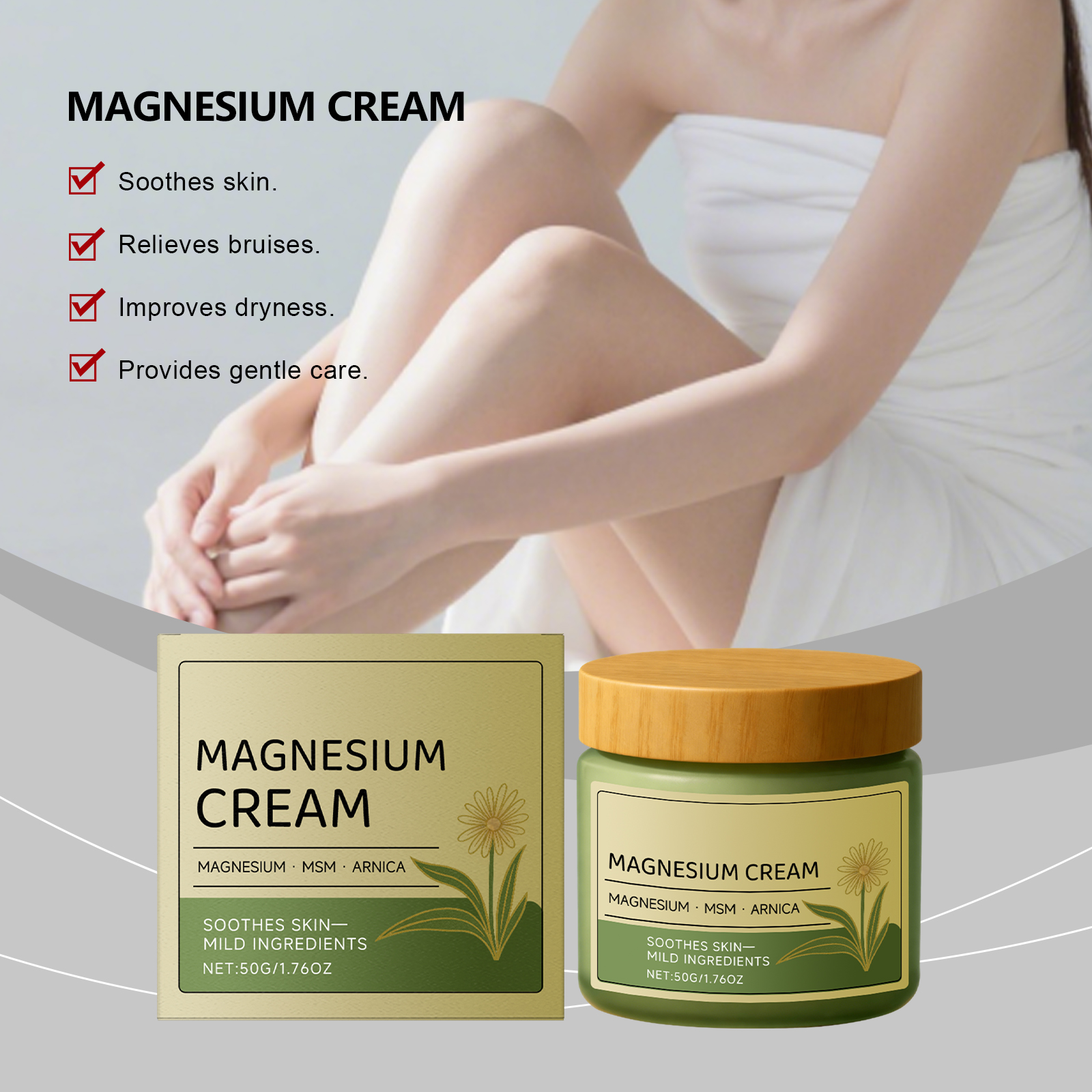 Plant Soothing Cream 50g 1box photo 7