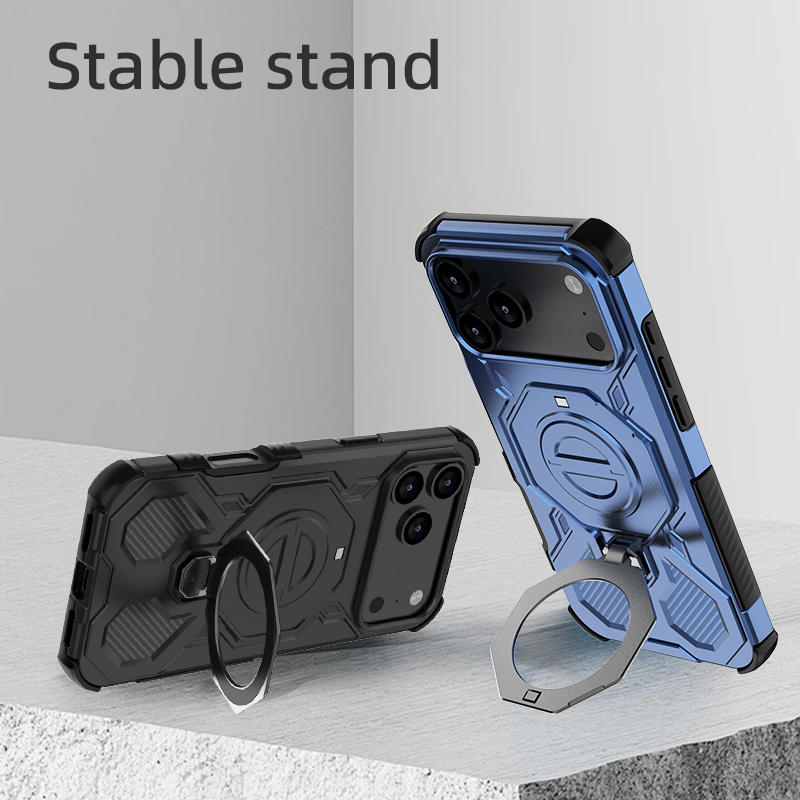 For I Phone 17 Pro Case  Phone Cover Shockproof Kickstand Rugged Magnetic photo 7
