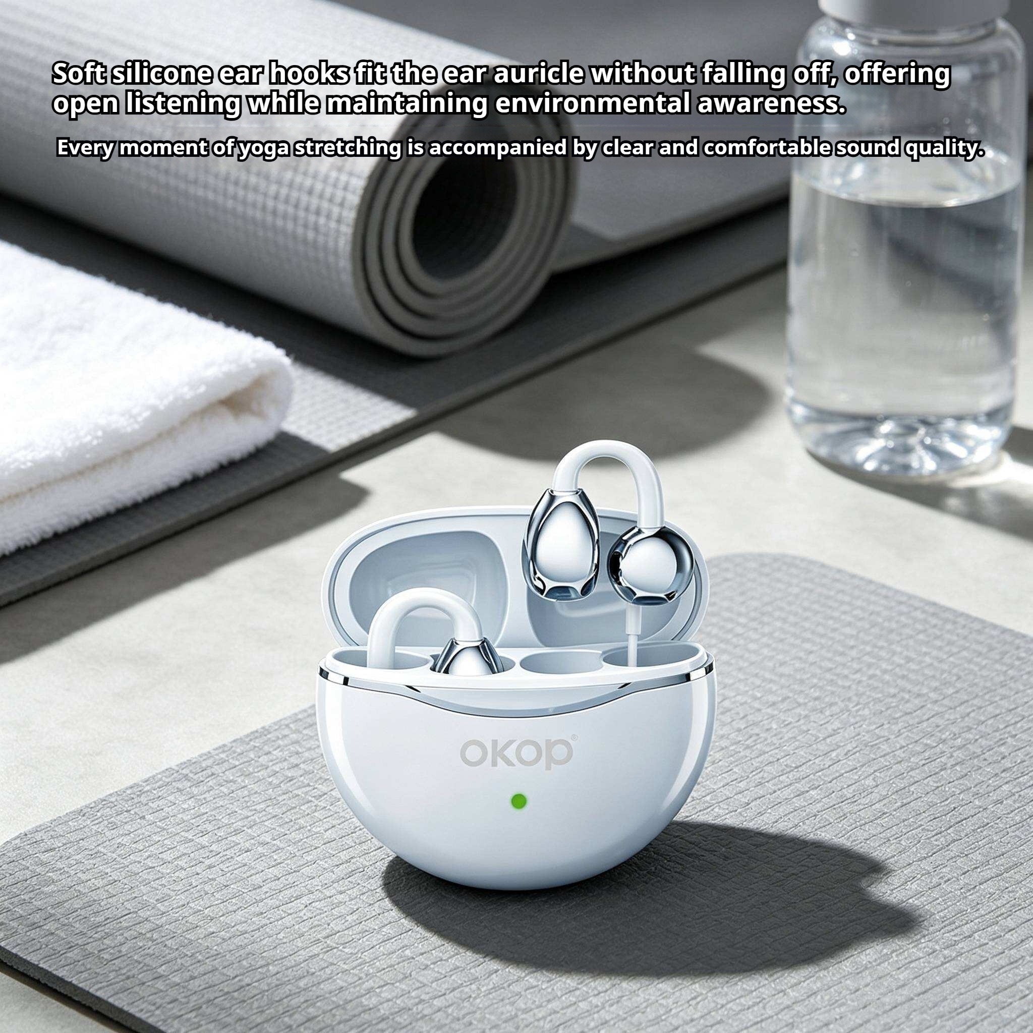 KP-115 Best-selling Wireless Bluetooth Ear-clip Headphones High-Quality Audio Low Latency For Gaming Music Factory Stock Available photo 6