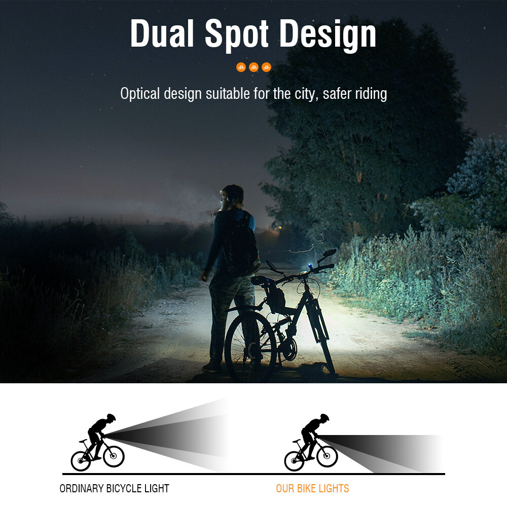 900 LM Bike Light LED Head Bicycle Light Torch Bike Lamp Flashlight photo 7