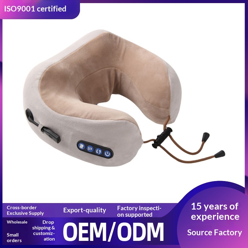 U-Shaped Massage Pillow Cervical Spine Massager Portable Neck And Lumbar Pillow Electric Kneading Neck Protector Wholesale photo 1
