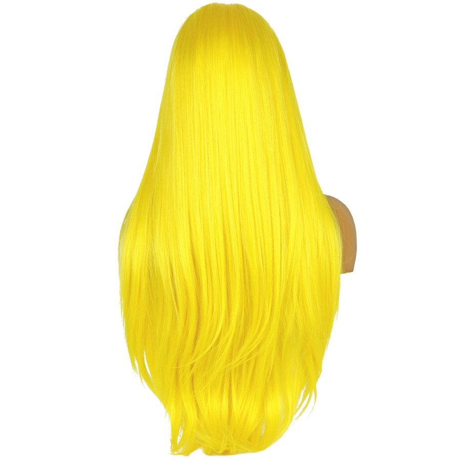 Fashion Female Yellow High Temperature Silk Headgear photo 2