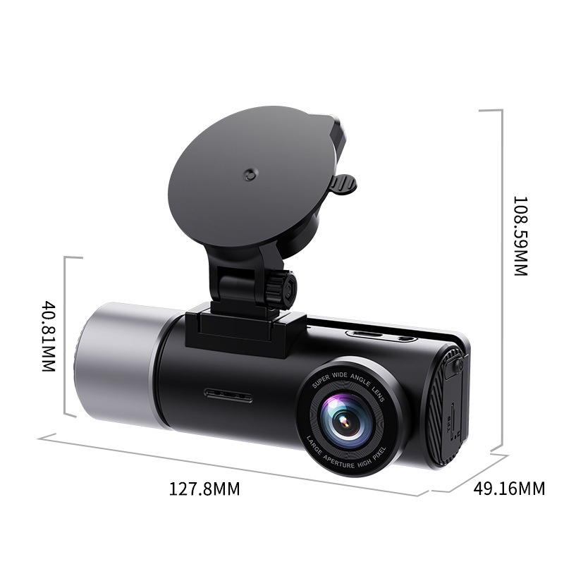 High-definition 3-in-1 4K Dash Camera With Rear And Front Recording Capabilities photo 1