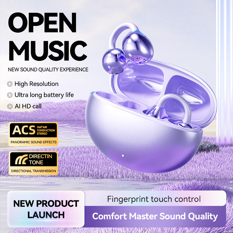 Cross Border Explosion M91 Bluetooth Earphone Clamp-in-Ear High Quality Durable Wear-Free Low Latency Wireless Bluetooth Headphones photo 3
