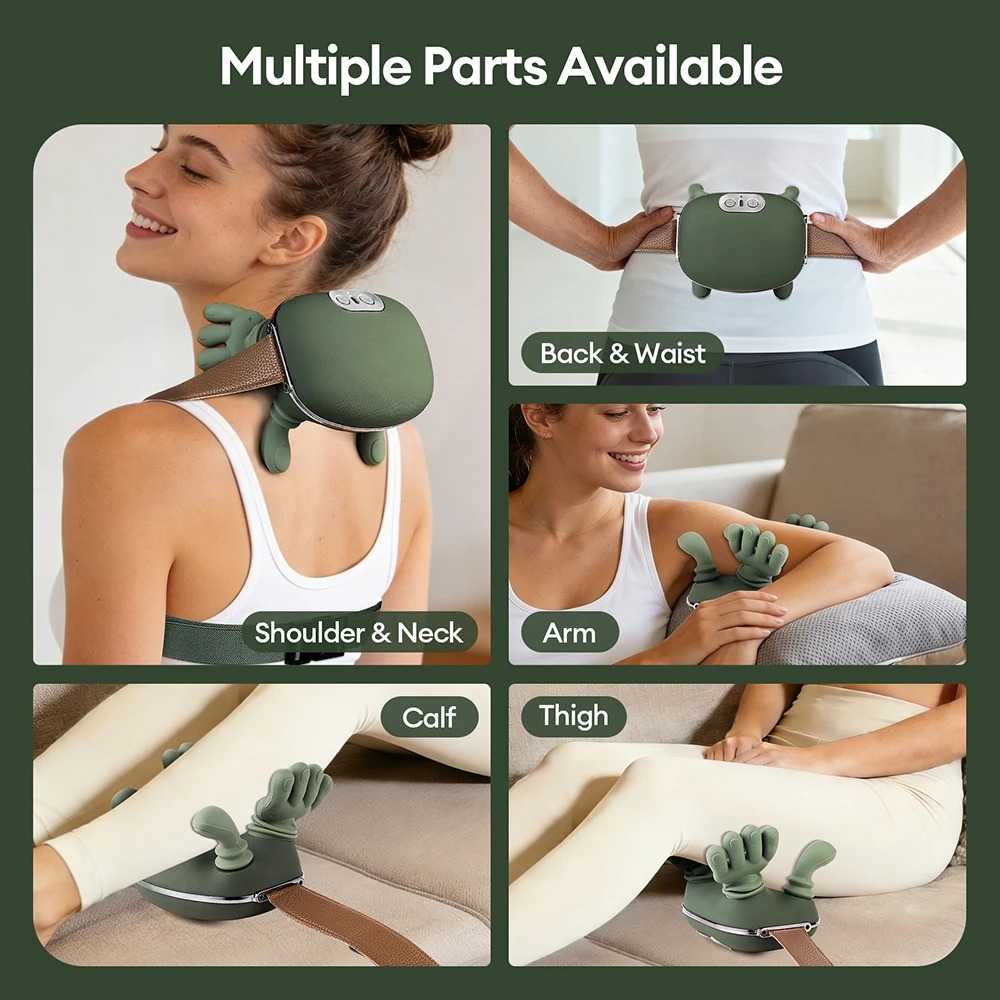 Bionic Finger Neck & Shoulder Massager, Wireless Cervical Trapezius Kneading Massage Shawl With Brushless Motor photo 2