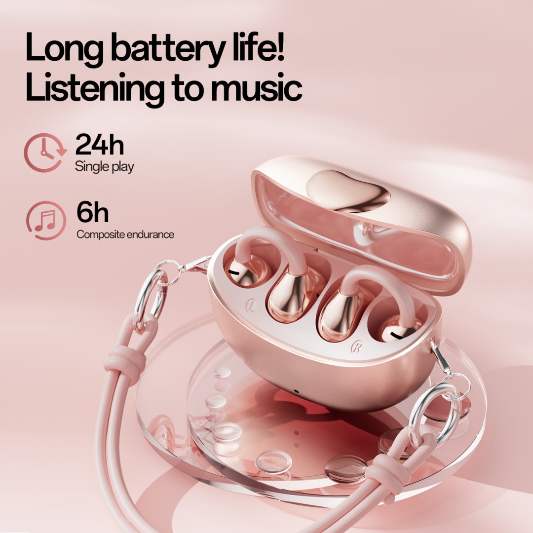 Cross-border ECommerce Explosion M106 Earphone Simple Love Clamp Earpack Mini Bag Wireless Bluetooth Headphones Wholesale photo 3