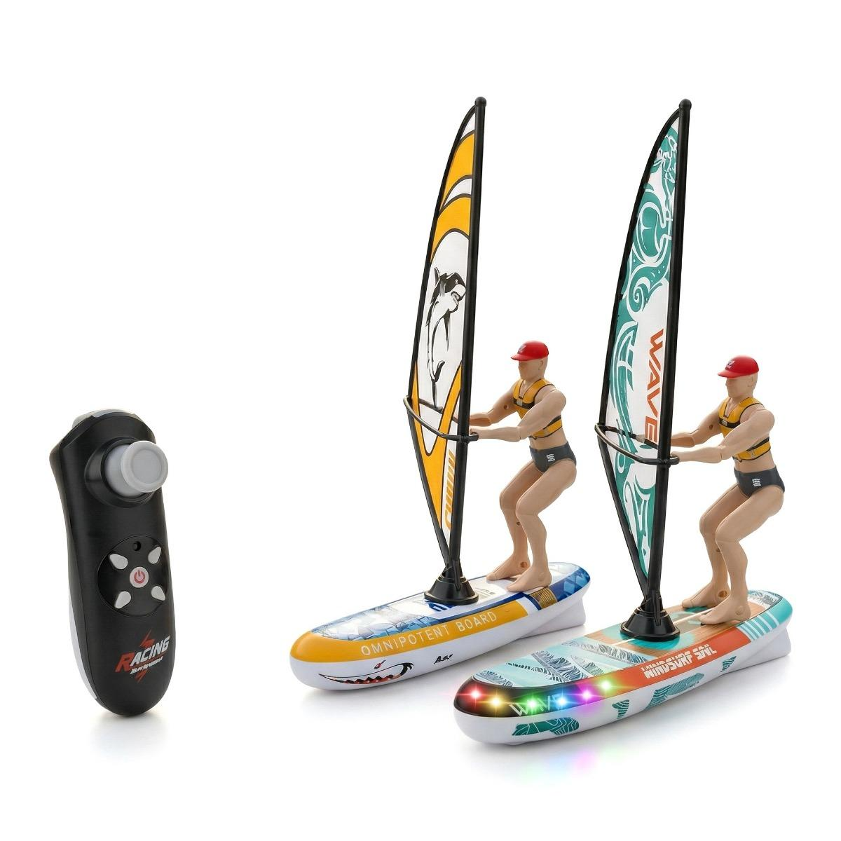 2.4GHz High Speed RC Racing Sailboat Toy  BPA Free, Rechargeable Battery Dual Speed Propeller photo 1