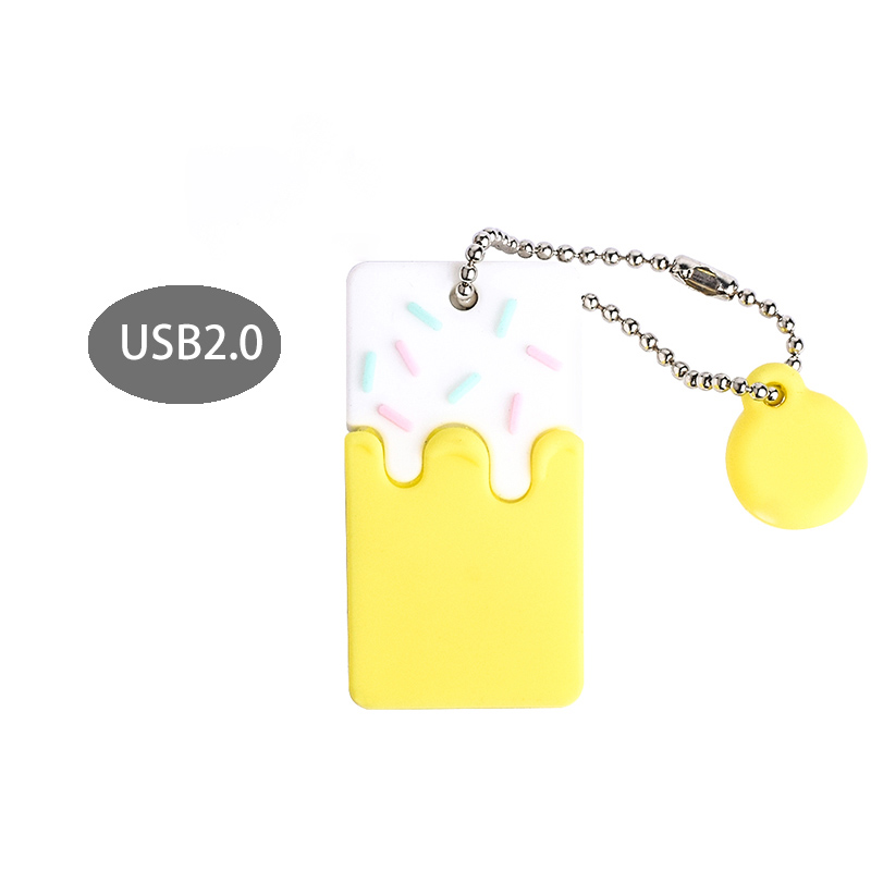 Small Cake Point Mini Girl Cute Anti-loss Pendant Mobile U Disk photo 3