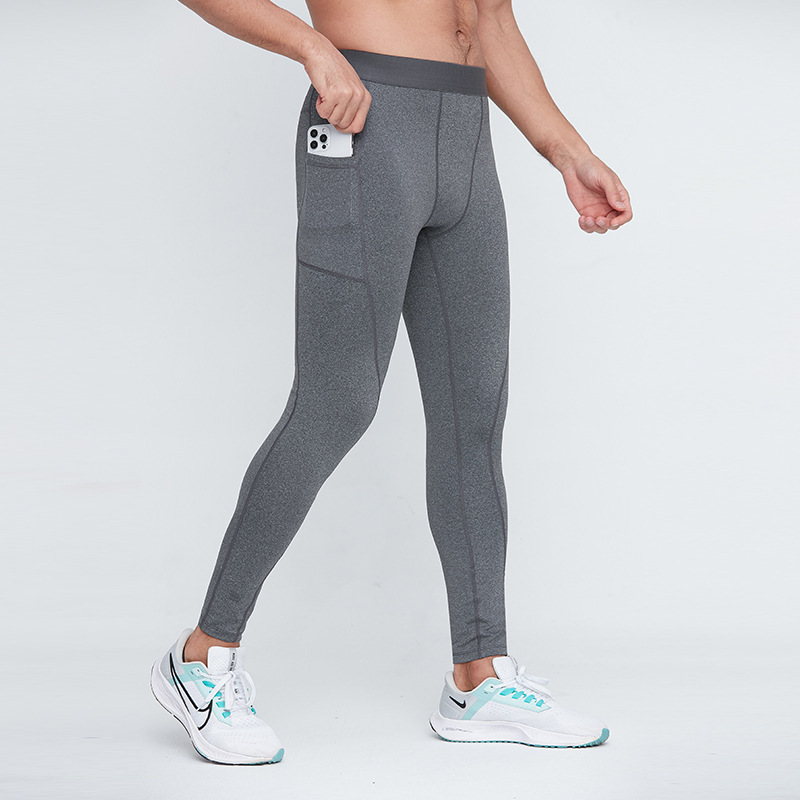 Autumn And Winter Men's Sports Leggings, High Elasticity Compression Pants, Cross-border Sports Fitness Running Training Pants photo 8