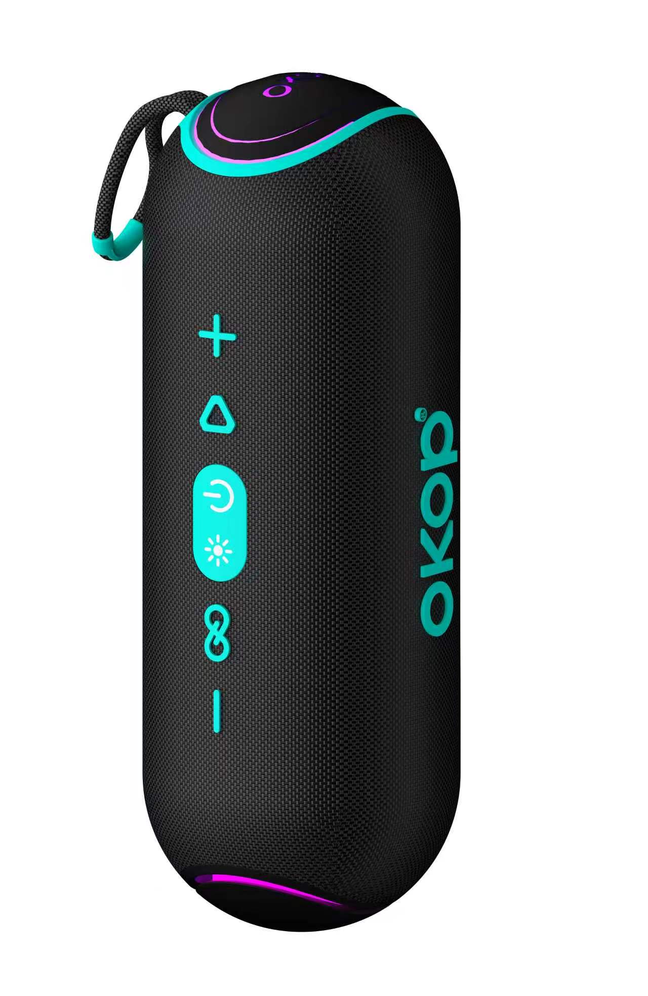 KP-851 Best-selling Wireless Bluetooth Speaker Portable Handle RGB Lighting High-Quality Sound Outdoor Use Factory Direct photo 5