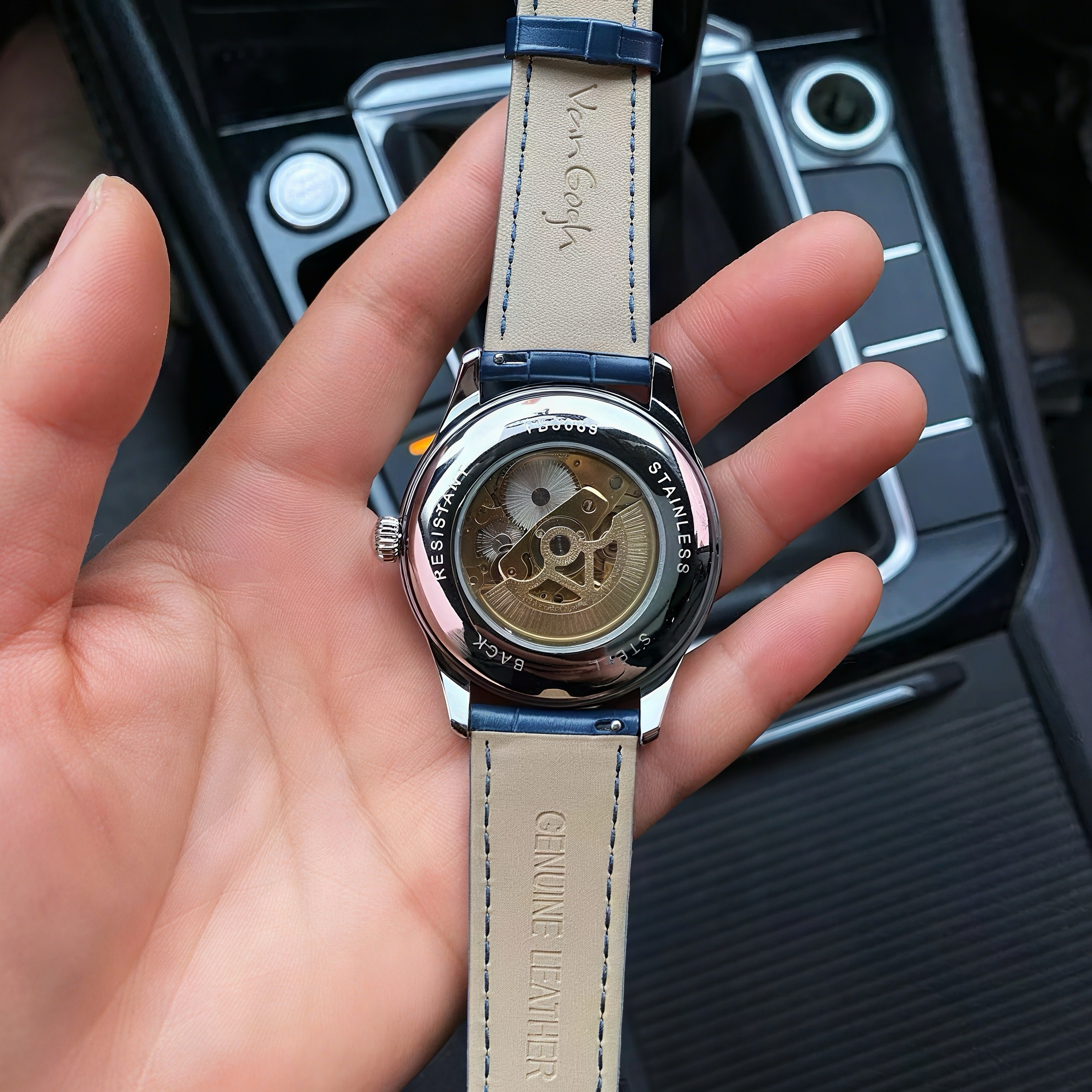 VanGogh Men's Geneva Series Art Automatic Mechanical Watch photo 5
