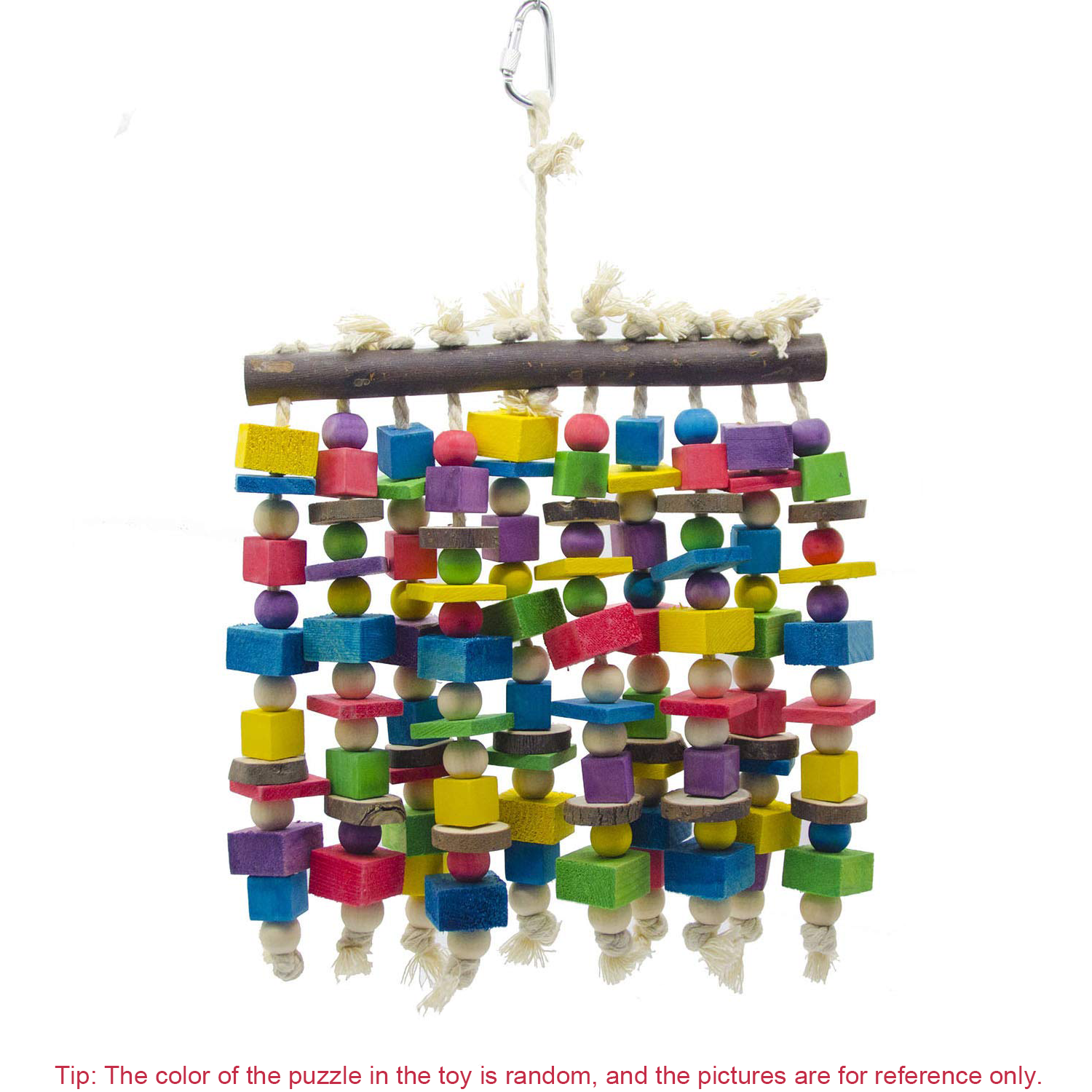 Large Bird Parrot Chewing Toy - Multicolored Natural Wooden Blocks Bird Parrot Tearing Toys Suggested For Large Macaws Cokatoos,African Grey And A Variety Of Amazon Parrots photo 4