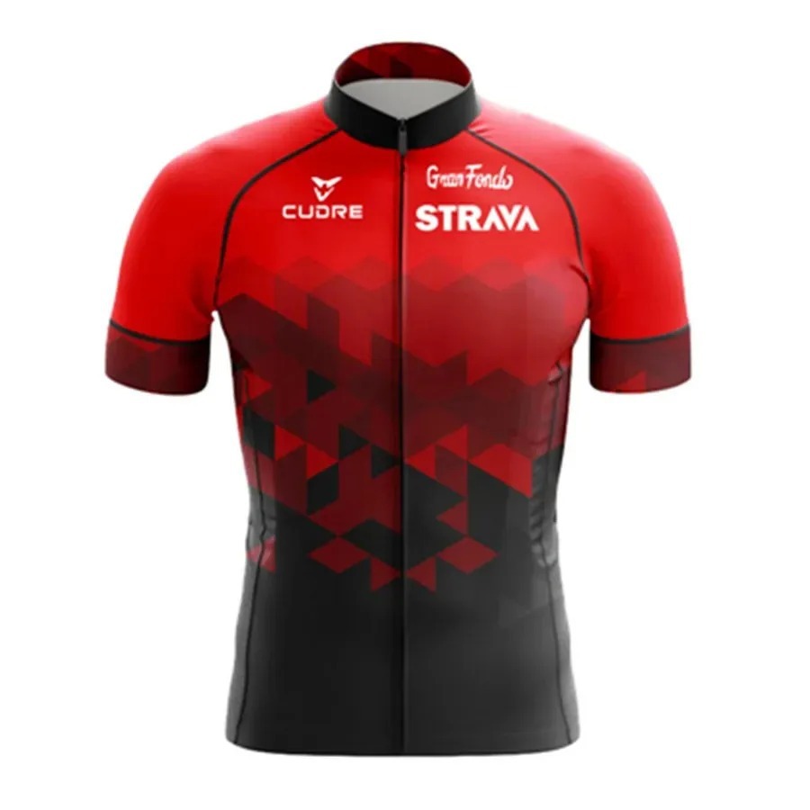 STRAVA Summer Short-Sleeve Cycling Apparel Set For Men, Mountain Bike & Road Bike Cycling Apparel, Quick-Drying And Breathable Cycling Suit photo 4