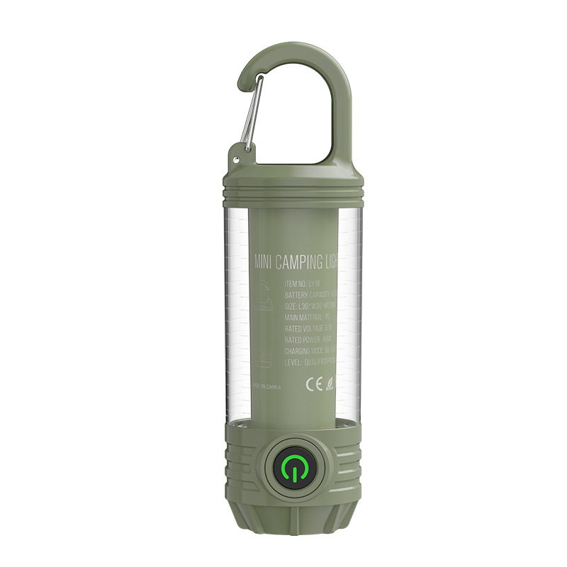 New Multi-functional Outdoor Camping Light, Portable High-brightness Rechargeable Mini Retro Camping Ambient Light photo 3