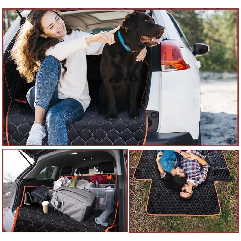 Pet Car Boot Liner Protector For Dogs-Universal Car Boot Cover Waterproof-Black photo 6