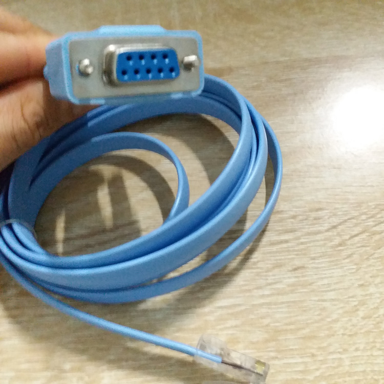 Network Cable Crystal Head To COM Nine-pin Router Configuration Line photo 4