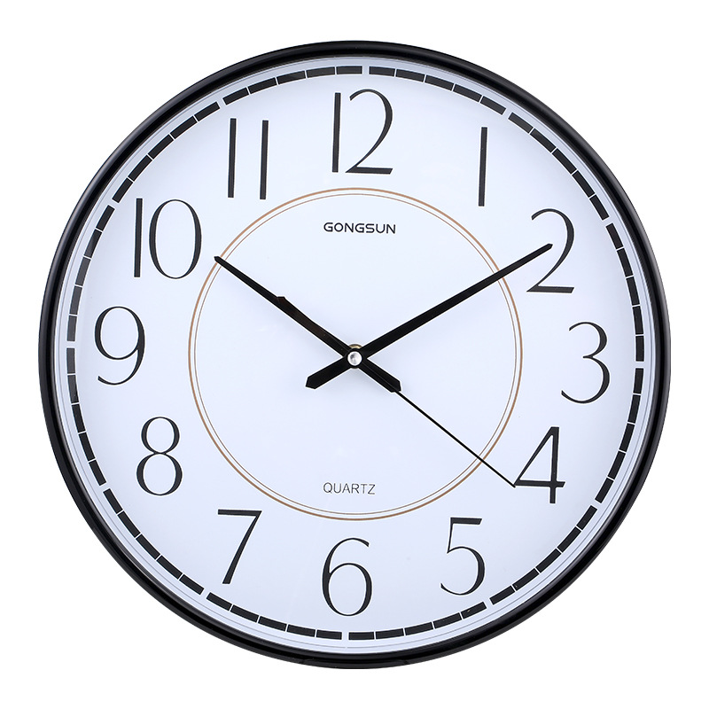 Wall Clock Office Simple Nordic Atmosphere Home Fashion Creative Bedroom Round Clock photo 2