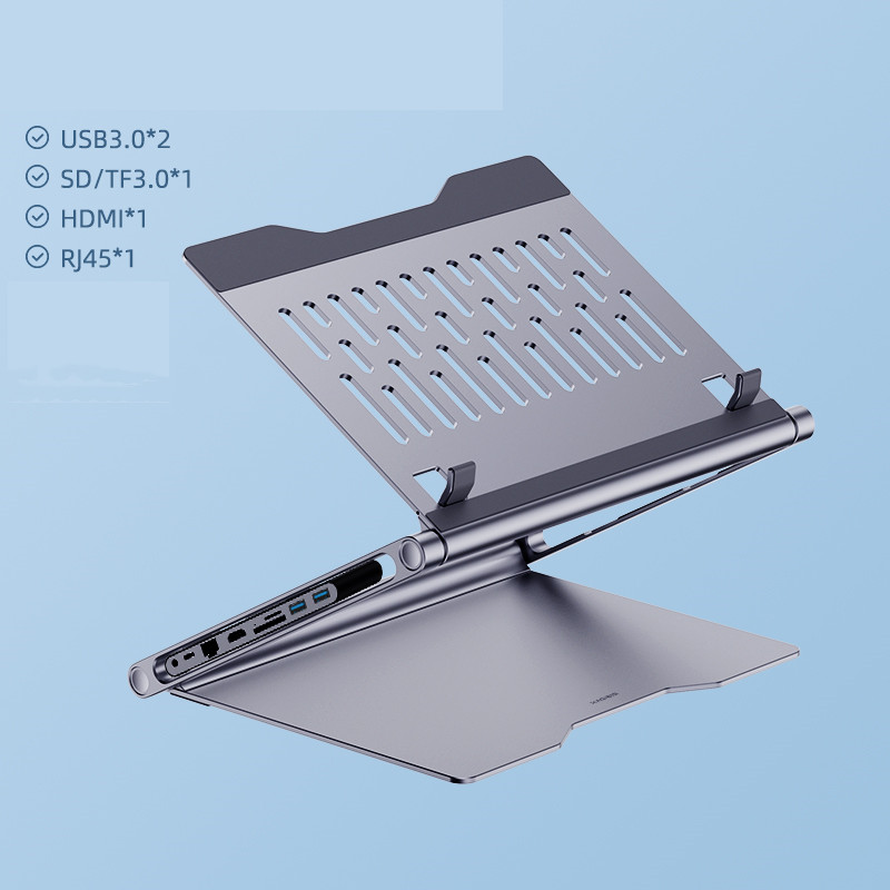 Lapstop Stand With 8-in-1 Docking Station photo 4