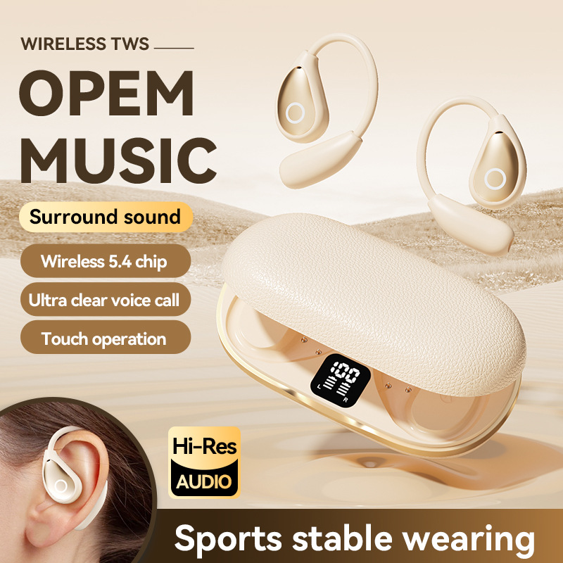 Cross Border Explosion M127 Long Range Hanging Earphone Private Model High Color Value Low Latency Wireless Bluetooth Headphones Wholesale photo 2