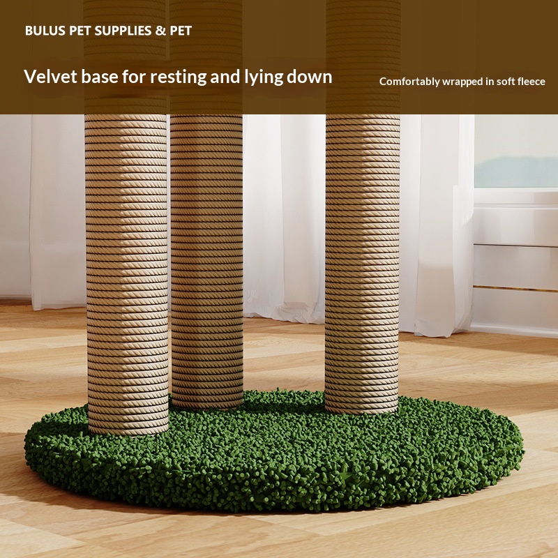 Cat Scratching Post, Cat Climbing Frame, Hemp Rope Cat Scratching Board, Vertical Boredom-Relief Pet Supplies, Cross-Border Hot-Selling Cat Climbing Frame, DIY Materials photo 2