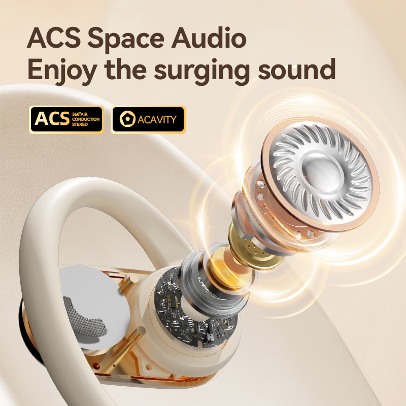 M57 Cross-border Explosion Private Model Headphones Long-life Low-latency High-quality Long-wear Painless Bluetooth Headphones Wholesale photo 7