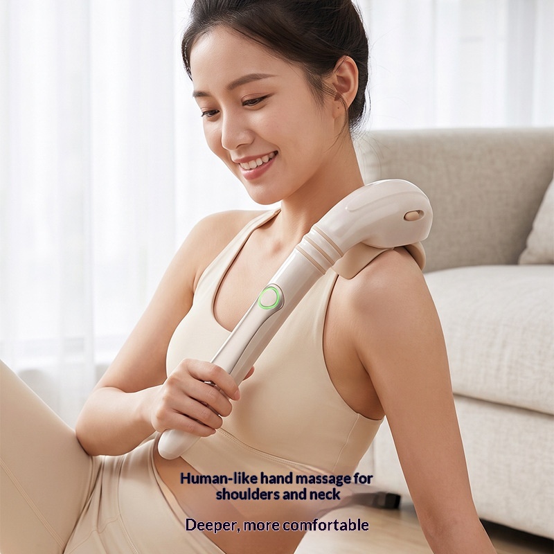New Cross-border Model Of A Hand-like Kneading Massager With A Long Handle For Shoulder, Neck, And Cervical Spine, Adjustable Kneading Massager photo 4