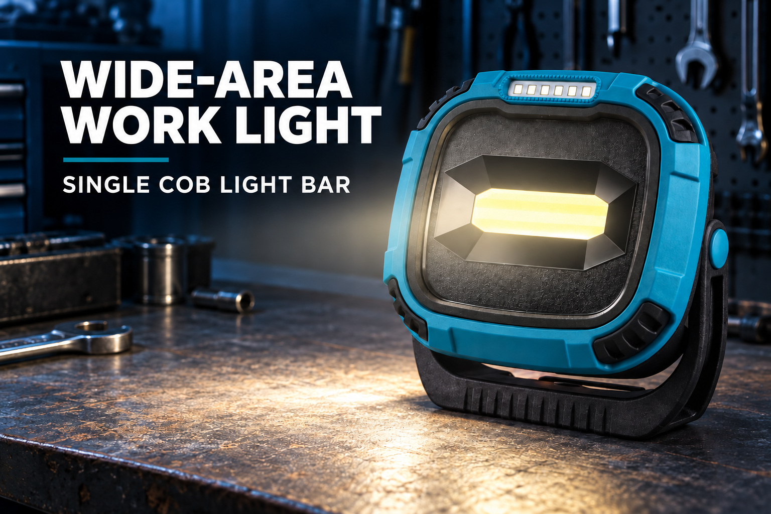Rechargeable Magnetic Battery Display Type C LED Work Light Base Hanging W895 2 Adjustable Stand photo 4