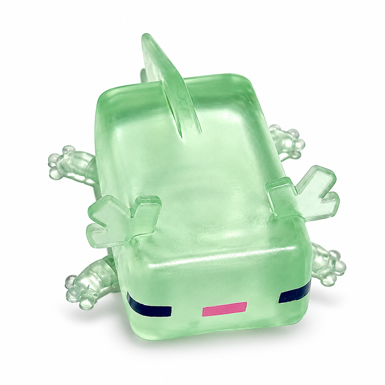 1Pc Axolotl Cube  Stress Balls, Slow Rising Sensory Toy For Adults Soft Washable Kawaii Axolotl Fidget Toys For ADHD, Anxiety Relief, Cute Party Favor, Desk Decor & Autism For Teens & Adults photo 2